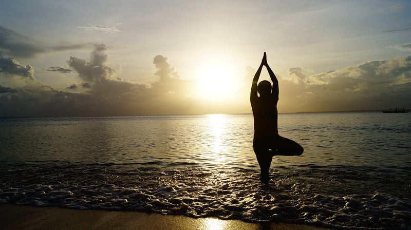 Focused breathing exercise